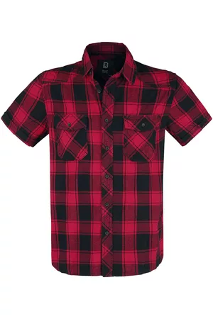 Brandit Camicia Maniche Corte di - Half-Sleeve Checked Shirt - S a 7XL - Uomo