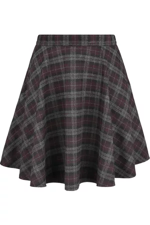 Banned Retro Minigonna di - Rock Check Flared Skirt - XS a 4XL - Donna
