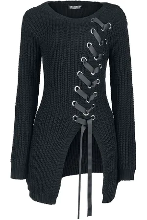 Poizen Industries Maglione Gothic di - Meleri Top - M a XL - Donna