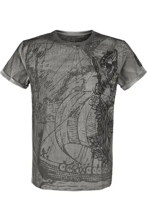 EMP T-Shirt di - T-shirt with Detailed Front Print - S a 5XL - Uomo