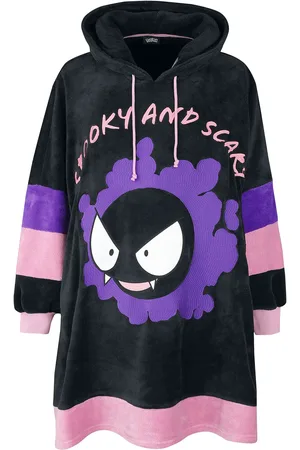 Pokemon Felpa con cappuccio Gaming di - Gastly - Standard - Donna