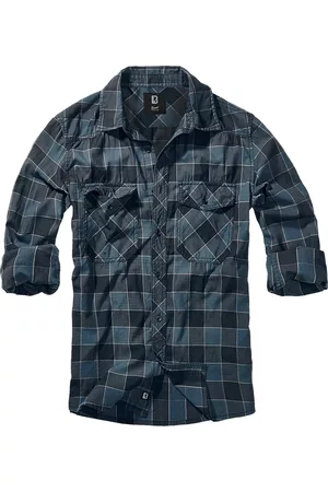 Brandit Camicia Maniche Lunghe di - Checkshirt - S a XXL - Uomo