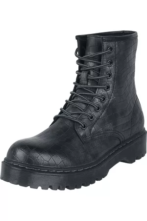 EMP Stivali di - Lace-up boots with crocodile skin pattern - EU37 a EU40 - Donna