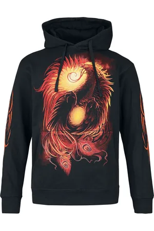 Spiral Felpa con cappuccio Gothic di - Phoenix Arisen - S a XXL - Uomo