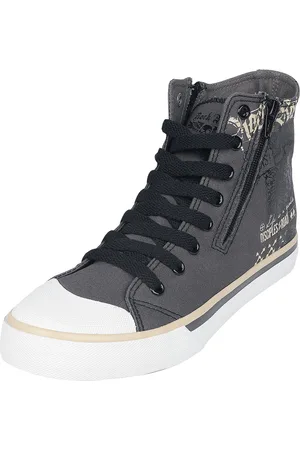 Rock Rebel Sneakers alte di - High-cut trainers with print - EU38 a EU46 - Unisex