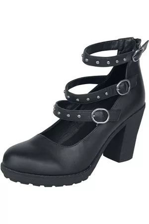 Gothicana Tacco alto Gothic di - High heels with straps and rivets - EU37 a EU41 - Donna