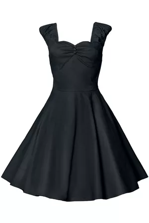 Belsira Vintage Kleid - Abito media lunghezza - Donna - nero