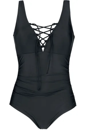 EMP Costume da bagno di - Swimsuit with Lacing - S a 5XL - Donna