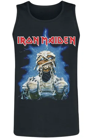 Iron Maiden Canotta di - Powerslave World Slavery Tour 1984-1985 - S a XXL - Uomo