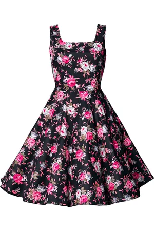 Belsira Abito media lunghezza Rockabilly di - Swing-Blumenkleid - S a 4XL - Donna