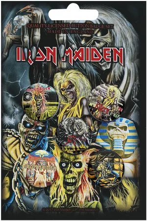 Iron Maiden Badge di - Early Albums - Unisex