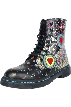 Dockers Lace-Up Boots - Stivali - Donna - nero blu