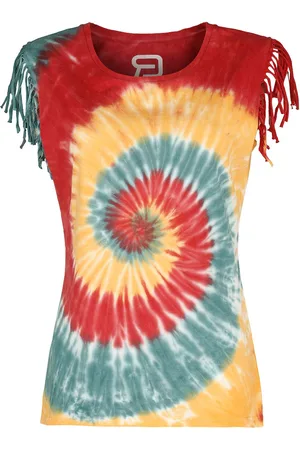RED by EMP T-Shirt di - T-Shirt with Multicolour Batik Wash - S a 5XL - Donna
