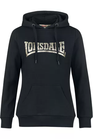 Lonsdale London BEAULY - Felpa con cappuccio - Donna - nero