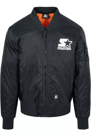 Starter Uomo Giacche bomber - The Classic Logo Bomber Jacket - Giacca Bomber - Uomo - nero