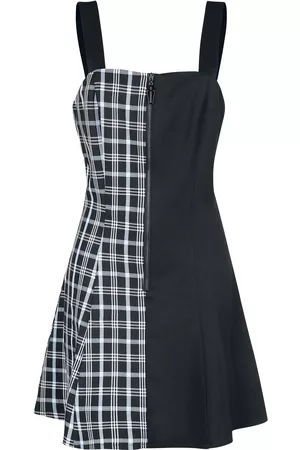 Banned Alternative Miniabito Gothic di - Death Check Dress - S a XL - Donna