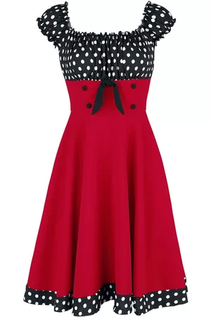 Belsira Abito media lunghezza Rockabilly di - Schulterfreies Swing-Kleid - XS a XXL - Donna
