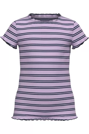 NAME IT Donna T-shirt - Emma slim top - T-Shirt - Donna - lilla