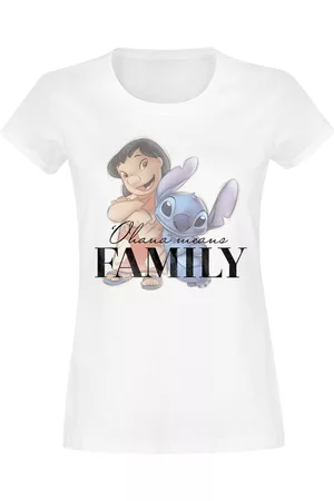 Disney Donna T-shirt - Disney 100 - Ohana Means Family - T-Shirt - Donna - bianco