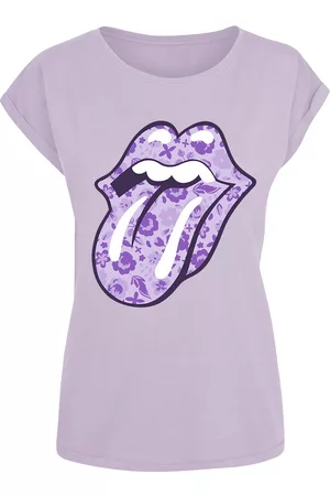 The Rolling Stones T-Shirt di - Floral Tongue - S a XXL - Donna