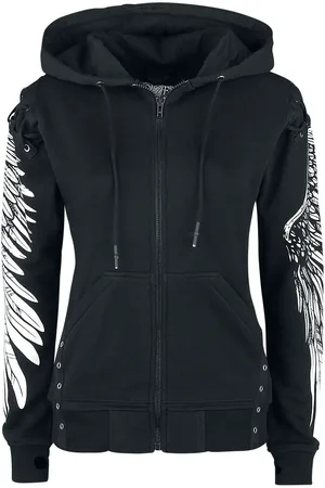 Poizen Industries Felpa jogging Gothic di - Elora Hood - S a M - Donna