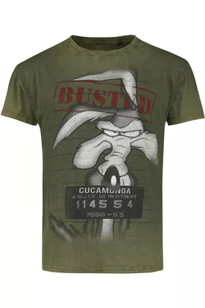 LOONEY TUNES T-Shirt di - Wile E. Coyote - Wanted - S a XXL - Uomo