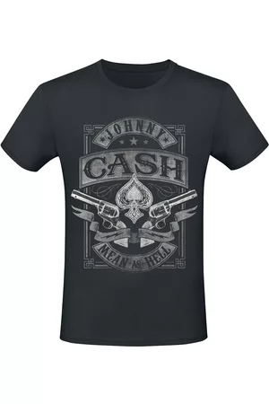 Johnny Cash T-Shirt di - Mean As Hell - M a 3XL - Uomo