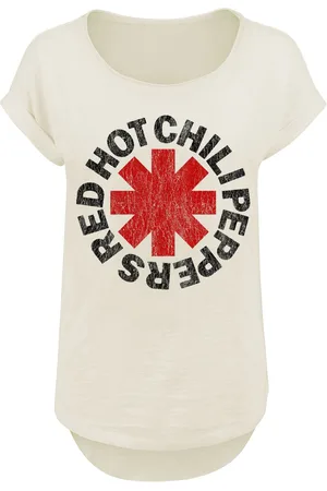Red Hot Chili Peppers T-Shirt di - Distressed Logo - S a XXL - Donna