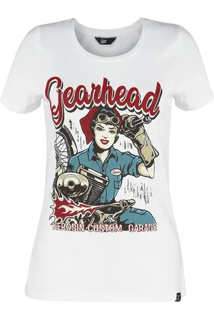 Queen Kerosin T-Shirt Rockabilly di - Gearhead - M a XXL - Donna