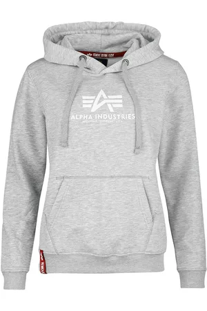 Alpha Industries Donna Felpe senza cappuccio - NEW BASIC HOODY WMN - Felpa con cappuccio - Donna - grigio sport
