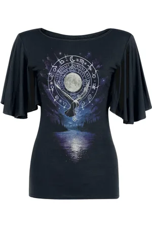 Spiral T-Shirt Gothic di - Witchcraft - S a 4XL - Donna
