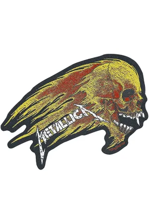 Metallica Toppa di - Flaming Skull - Unisex