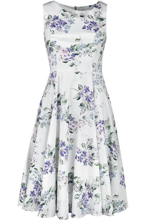 H&R London Abito media lunghezza Rockabilly di - Naira floral swing dress - XS a 4XL - Donna