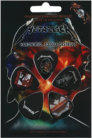 Metallica Set di plettri di - Mix - Unisex