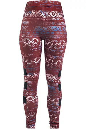 RED by EMP Leggings di - Leggings with Aztec print - S a M - Donna