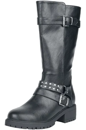 Rock Rebel Stivali di - Boots with buckles and studs - EU37 a EU40 - Donna