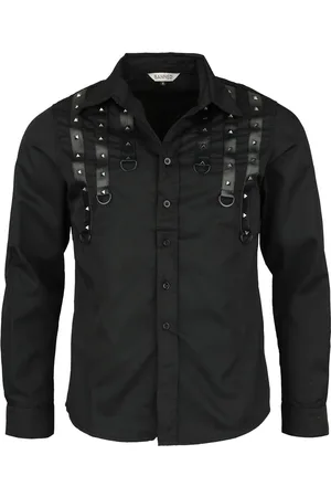 Banned Alternative Camicia Maniche Lunghe Gothic di - Andras t-shirt - S a 5XL - Uomo