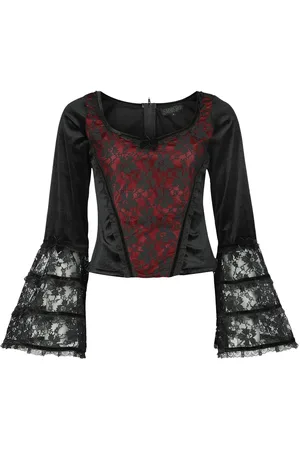 Sinister Gothic Maglia Maniche Lunghe Gothic di - Gothic Longsleeve - L a XXL - Donna