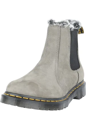 Dr. Martens Stivali di - 2976 Leonore Nickel Grey Milled Nubuck WP - EU36 - Donna