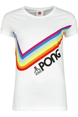 Atari T-Shirt Gaming di - Pong - Pride rainbow - S a 3XL - Donna