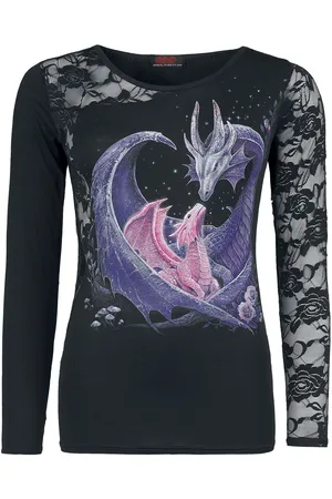 Spiral Maglia Maniche Lunghe Gothic di - Maternal Instincts - S a XXL - Donna