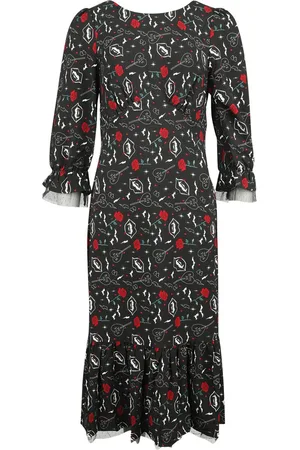 Hell Bunny Abito lungo Rockabilly di - Lilth maxi dress - XS a L - Donna