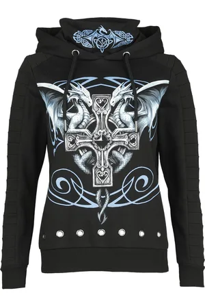 Gothicana Felpa con cappuccio Gothic di - Gothicana X Anne Stokes hoodie - S - Donna