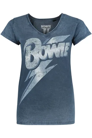 David Bowie T-Shirt di - Lightning Bolt - S a XXL - Donna