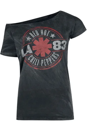 Red Hot Chili Peppers T-Shirt di - Distressed Logo - S a XL - Donna