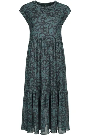 EMP Abito lungo di - Dress with all-over snake print - S a XL - Donna