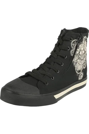 Gothicana Sneakers alte Gothic di - Trainers with Industrial Beetle Print - EU37 a EU38 - Unisex