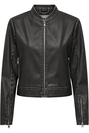 ONLY Giacca in similpelle di - Onlmindy Faux Leather Washed Jacket - XS a S - Donna