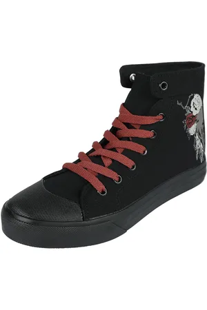 EMP Sneakers alte di - Trainers with Rose and Skull Print - EU37 a EU40 - Donna