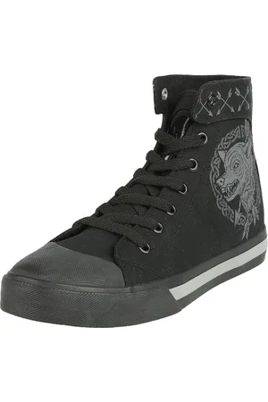 EMP Sneakers alte di - Sneaker with Wolf an Arrow Print - EU37 a EU38 - Unisex